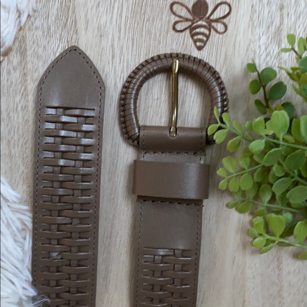 Loft Woven Belt 💗 Dark Taupe - Picture 7 of 11